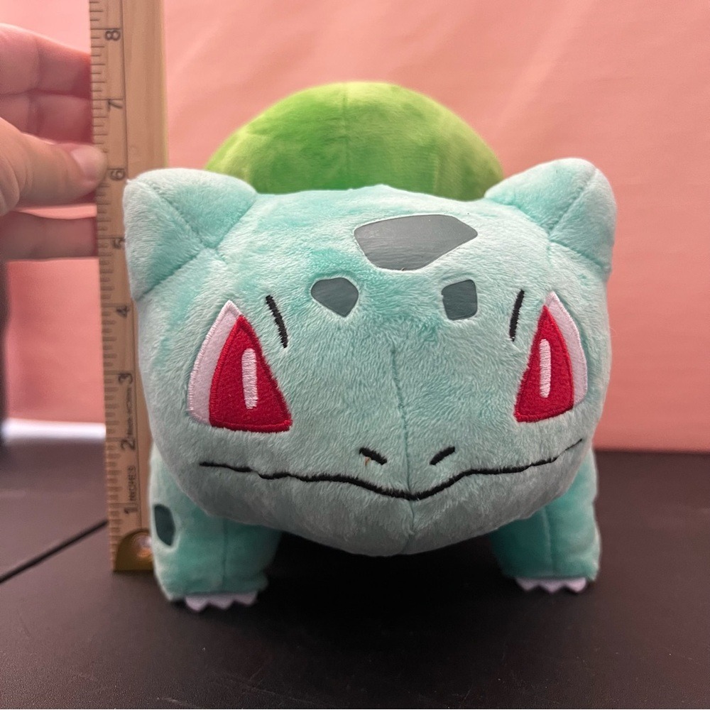1997 Nintendo Pokémon Bulbasaur Green and Blue Plush Toy Kids Adults Collectible - Picture 8 of 10